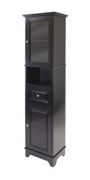 Alps Tall Cabinet with Glass Door and Drawer
