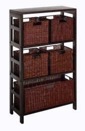 Leo 6pc Shelf and Baskets; Shelf, 4 Small and 1 Large Baskets; 3 cartons